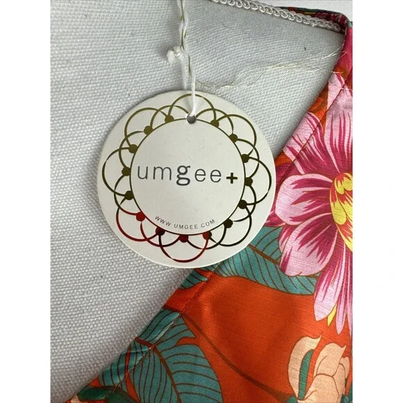 Umgee Floral Kimono Sleeve Crop Top Sz XL Boho Multicolor Colorful NWT - Picture 6 of 8